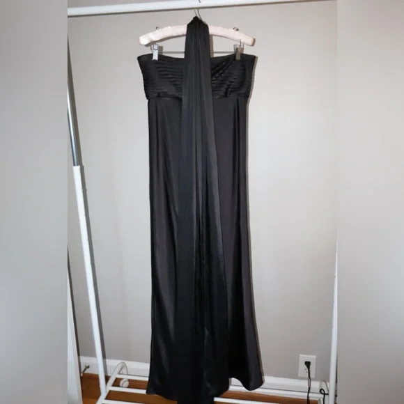Runaway The Label Black Elsa Strapless Scarf Maxi Dress Women’s Size Medium - Picture 4 of 5